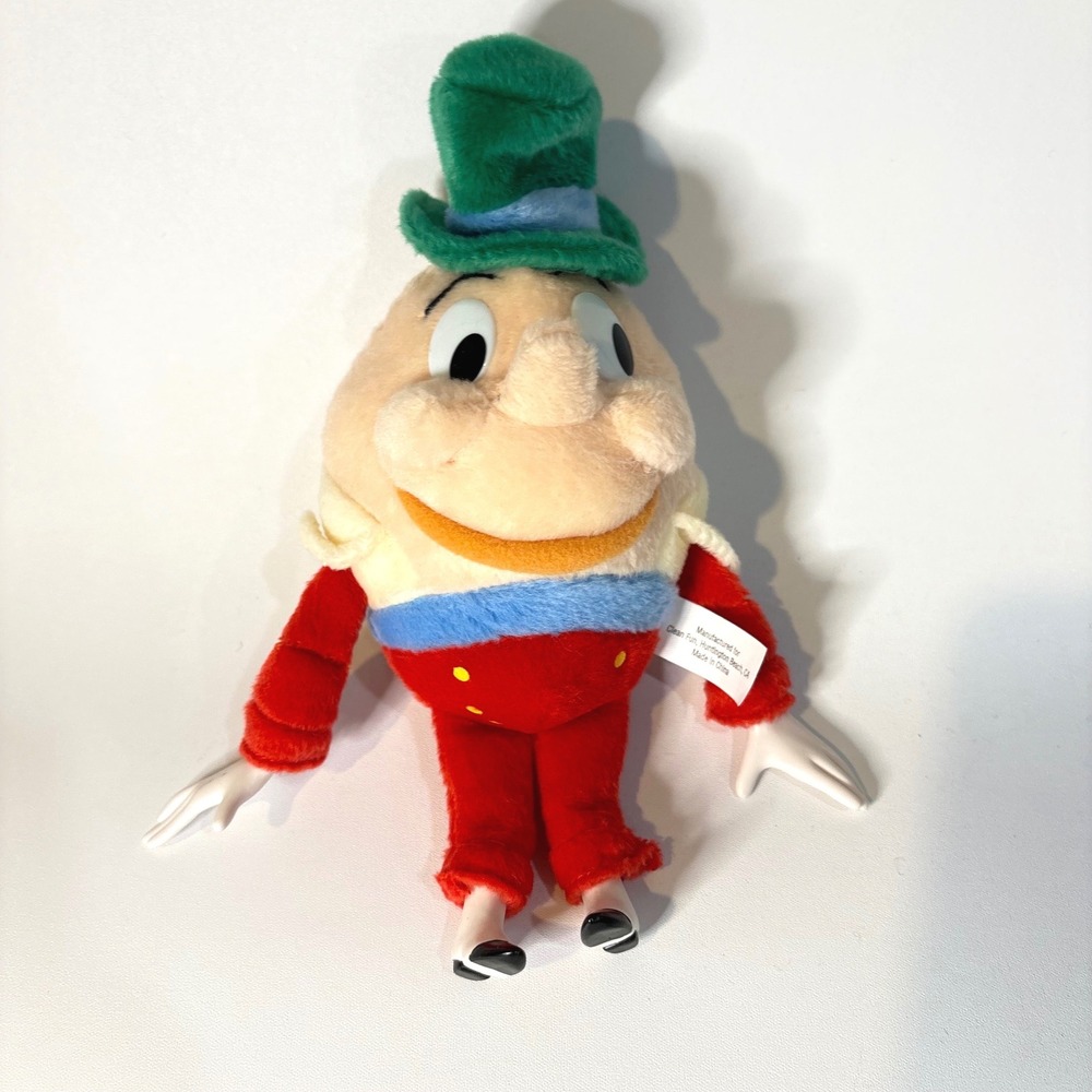 Clean Fun Humpty Dumpty Plush Nursery Rhyme Stuffed Toy Red Green Hat